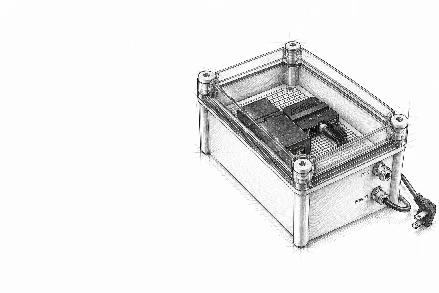 TC700D Outdoor PoE Router BOX